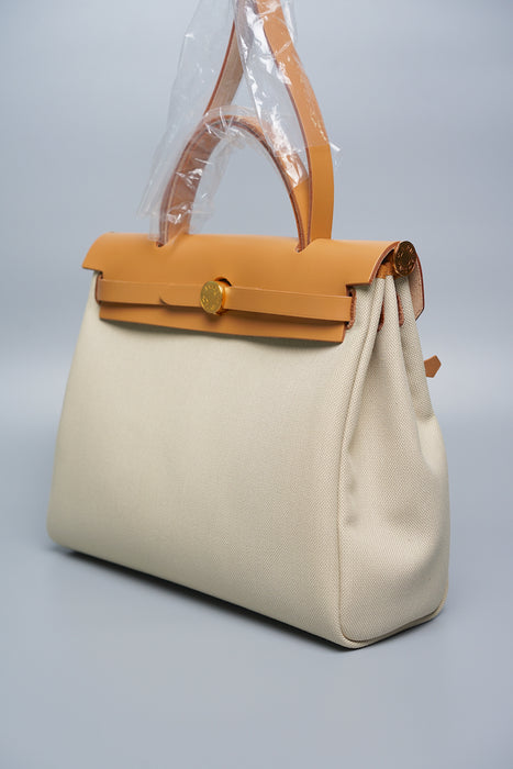 Hermes Herbag 31 in Beton Ghw (Brand New)