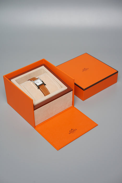 Hermes Heure H PM Watch in Gold (Brand New)