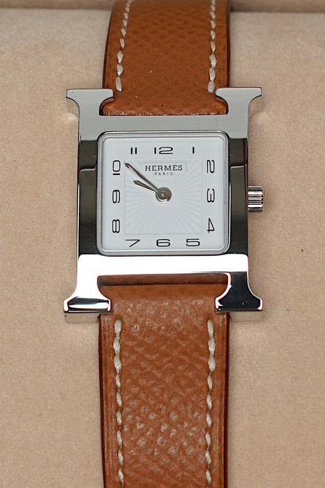 Hermes Heure H PM Watch in Gold (Brand New)