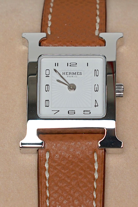 Hermes Heure H PM Watch in Gold (Brand New)