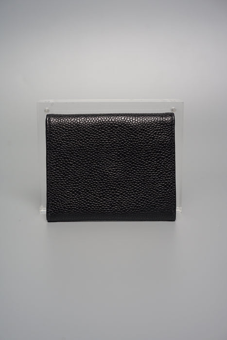 Chanel Vintage Compact Wallet in Black Caviar Ghw