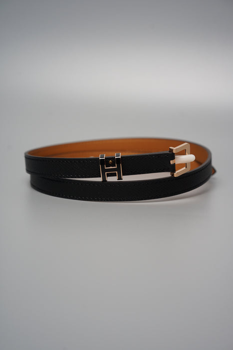 Hermes Pop H 15 Belt in Noir (Brand New)