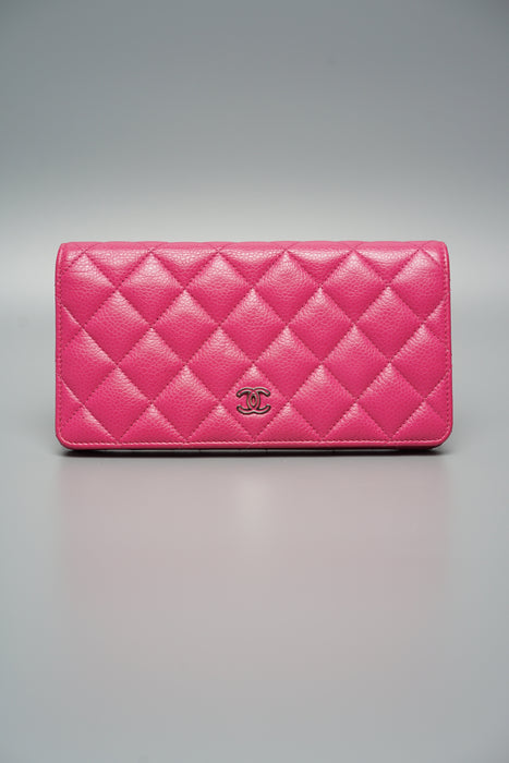 Chanel Pink Caviar Timeless 'CC' Long Wallet Q6A1O30FPB010