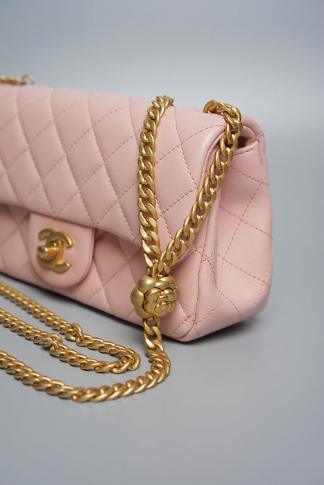 Chanel 23S Flap Bag with Camellia Crush (Brand New)