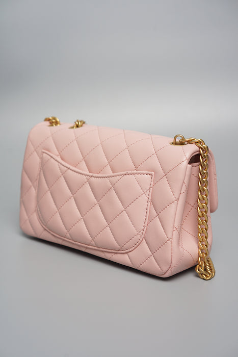 Chanel 23S Flap Bag with Camellia Crush (Brand New)