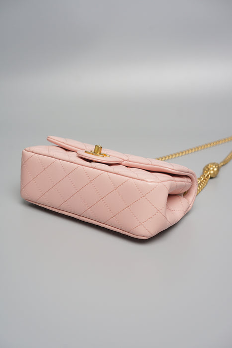 Chanel 23S Flap Bag with Camellia Crush (Brand New)