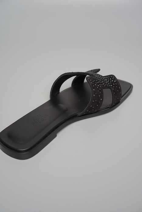 Black oran online sandals